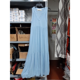 Đầm maxi fashion bug sát nách cổ v - 3513