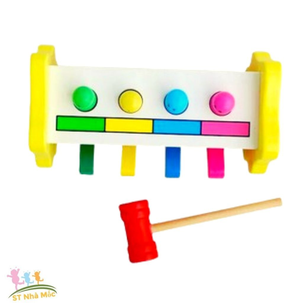Đồ Chơi Đập Chuột Bằng Gỗ Thông Minh Rèn Luyện Trí Tuệ, Tinh Mắt, Nhanh Tay, Tư Duy Cho Bé - ALOKIDS TB