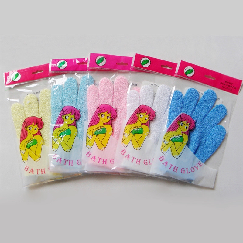 UNIO Exfoliating Bath Gloves Shower Face Skin Body Wash Massage Rubbing Mud