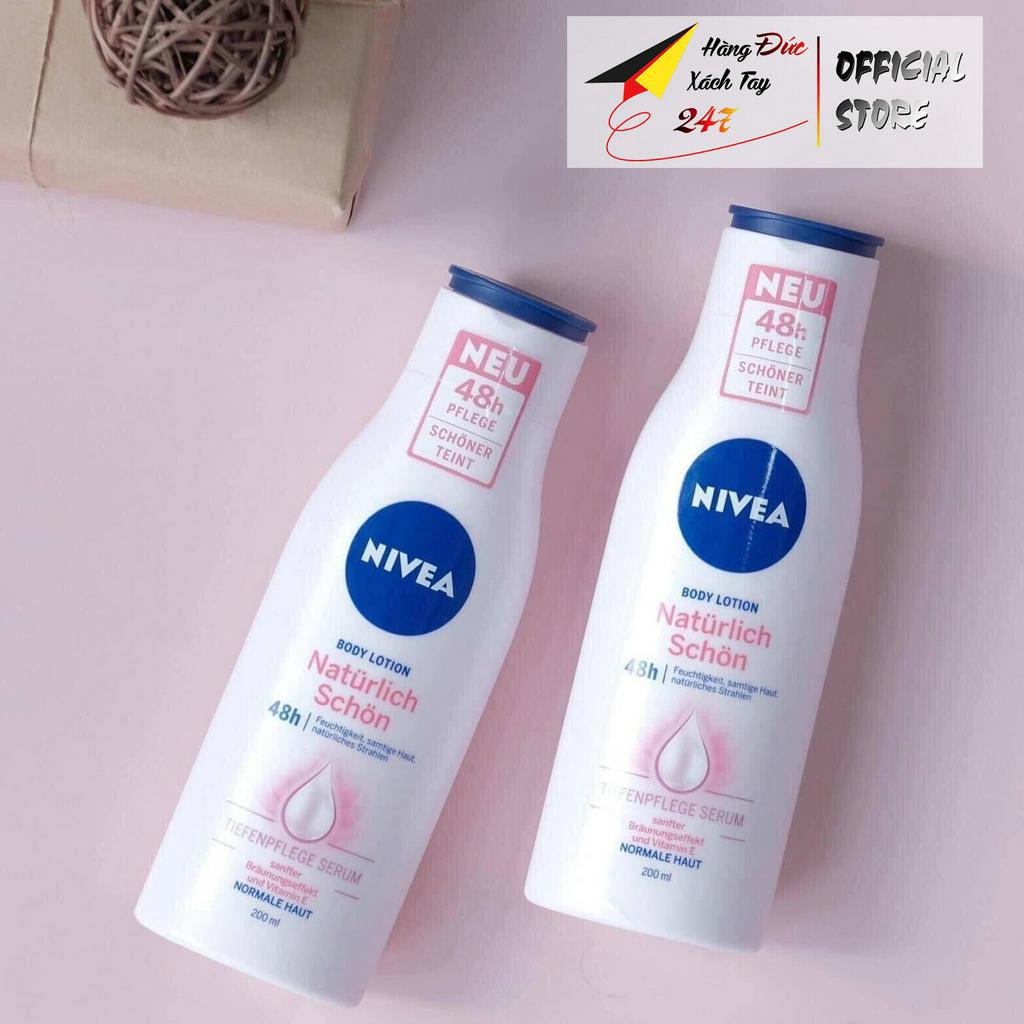 Sữa dưỡng thể NIVEA dưỡng ẩm phục hồi da, giúp mềm mịn da lưu hương lâu Bodylotion 200ml