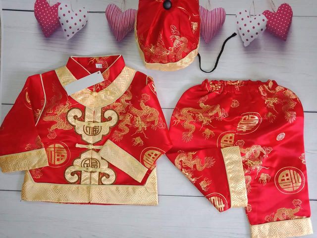 Set 3 món Trung Hoa cho bé trai 9-14kg