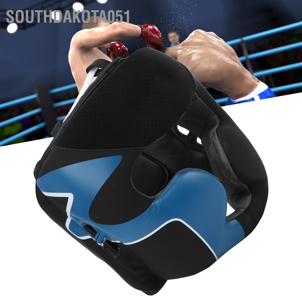 Southdakota051 Mũ bảo hiểm đấm bốc BN FIGHT đội đầu dành cho Sanda Mauy Thai cả nam và nữ