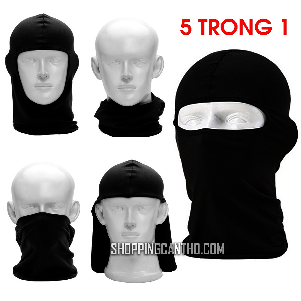 Khăn trùm ninja đa năng 5 tromg 1 khăn ninja trùm đầu