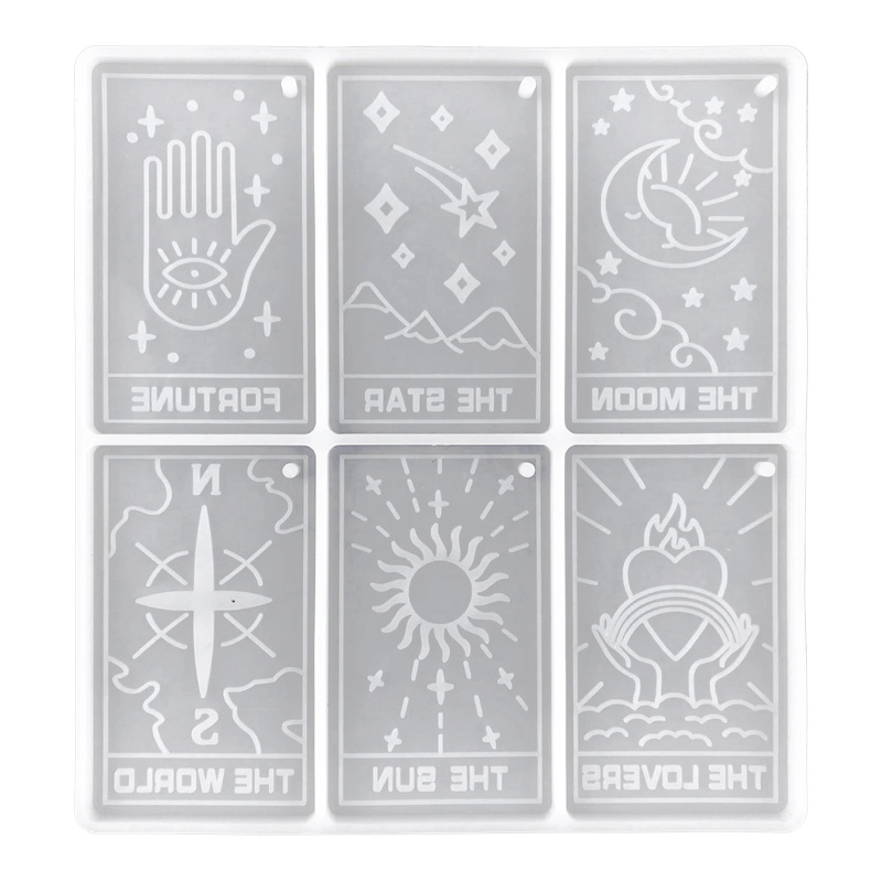 Khuôn Silicon Làm Thẻ Bài Tarot DIY