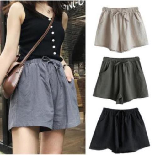 (HOT TREND) quần đùi nữ đũi siêu mát , nhẹ nhàng, thấm hút mồ hôi cực tốt!!!