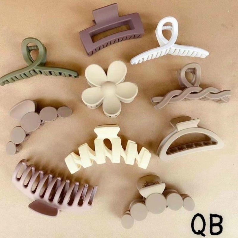 Set 10 kẹp tóc càng cua STYLE KOREA mix mẫu cỡ size lớn cặp chắc chắn