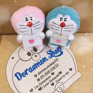Cặp Gấu Bao Thư Lông xù Doremon Doraemon