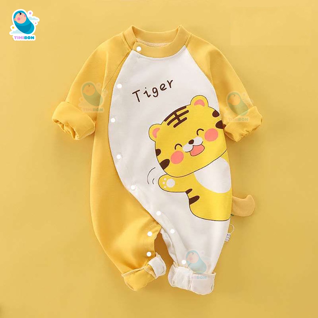 Quần Áo Trẻ Em Bộ Body Dài Tay Cho Bé Trai Bé Gái Trẻ Sơ Sinh Đến 12kg -