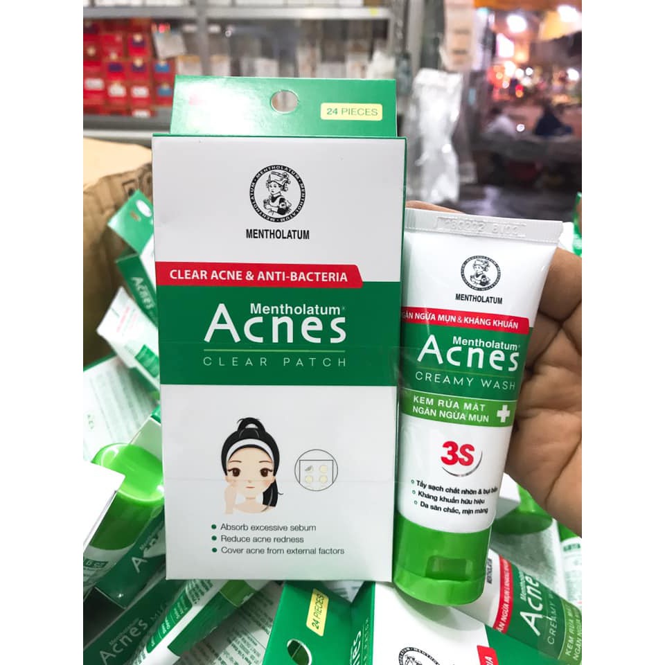 Dán mụn Acnes Clear Patch Hộp 24 miếng Chính Hãng