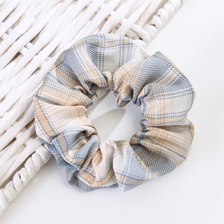 Combo 3 Cột tóc scrunchies sọc ca rô phong cách hàn quốc