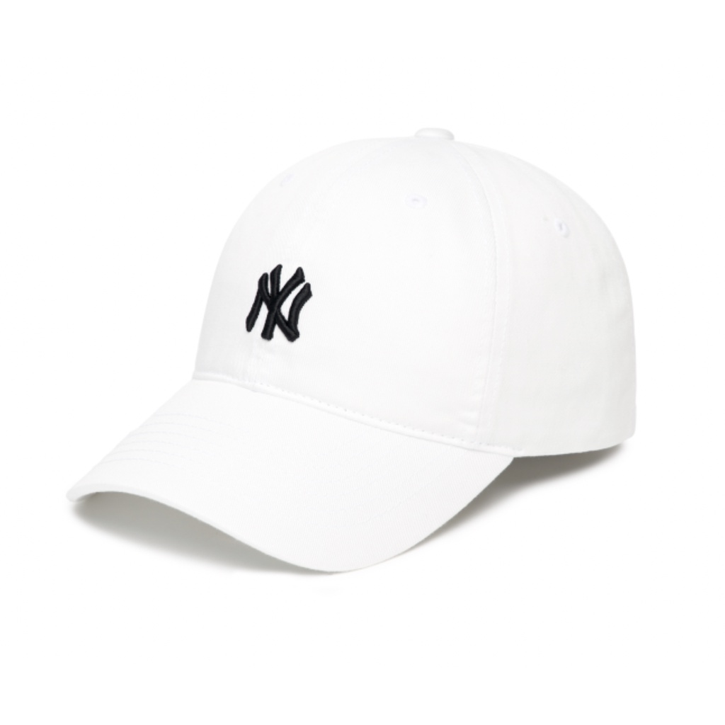 Mũ nón lưỡi trai MLB logo thêu NY phong cách đơn giản nhiều màu năng động