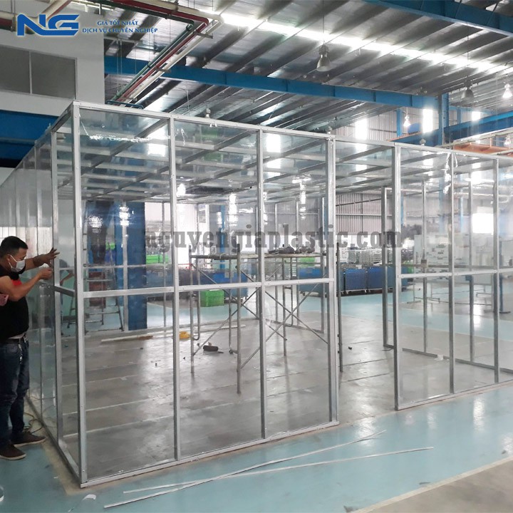 (GIẢM GIÁ))  Tấm nhựa PVC (1.4m x dài 1m) trong suốt khổ rộng tiêu chuẩn chất lượng