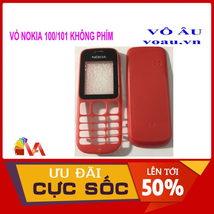 VỎ NOKIA 101 MÀU ĐỎ KHÔNG PHÍM