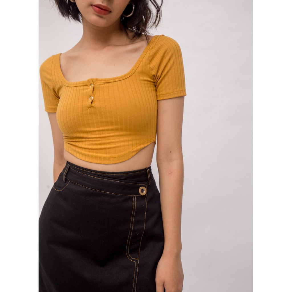 CHÂN VÁY ĐẮP CHÉO SECODEE KRISTY SKIRT | BigBuy360 - bigbuy360.vn