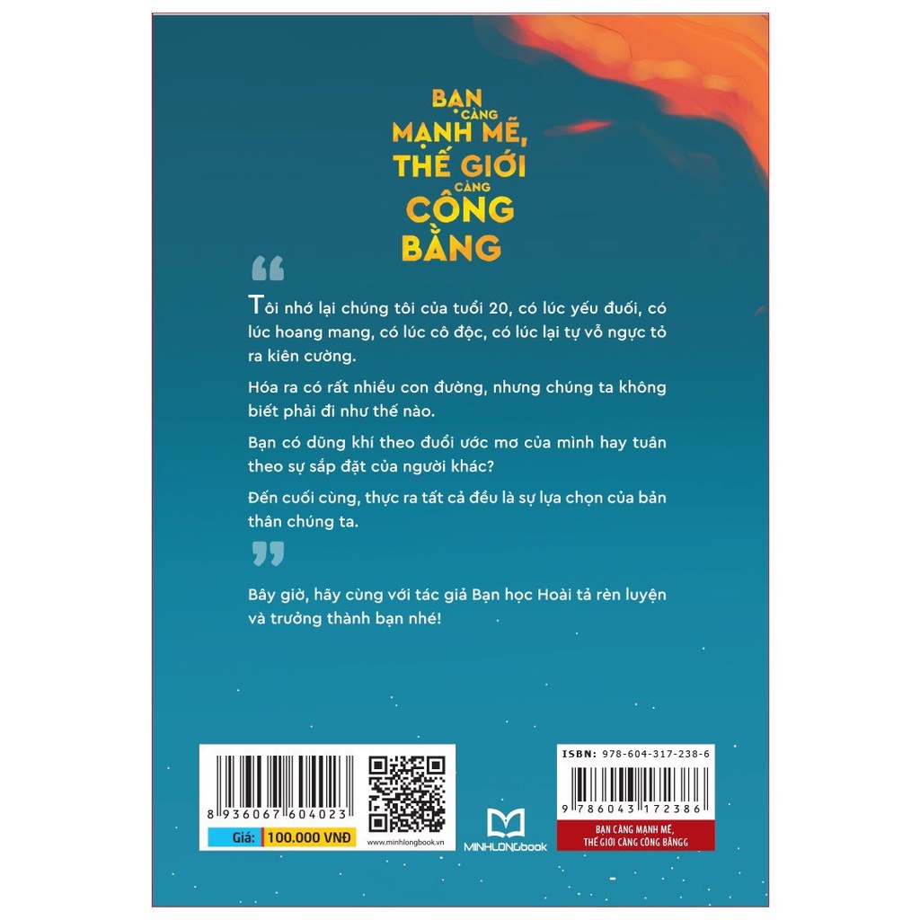 Sách Minh Long -Bạn Càng Mạnh Mẽ, Thế Giới Càng Công Bằng