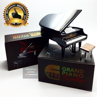 Mô Hình Đàn piano Đen grand piano Cổ Điển