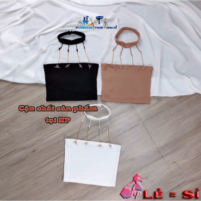 áo ống croptop phối 4 dây xích thun co giãn mẫu mới thời trang 2020 - Giá Sỉ-A37 | BigBuy360 - bigbuy360.vn