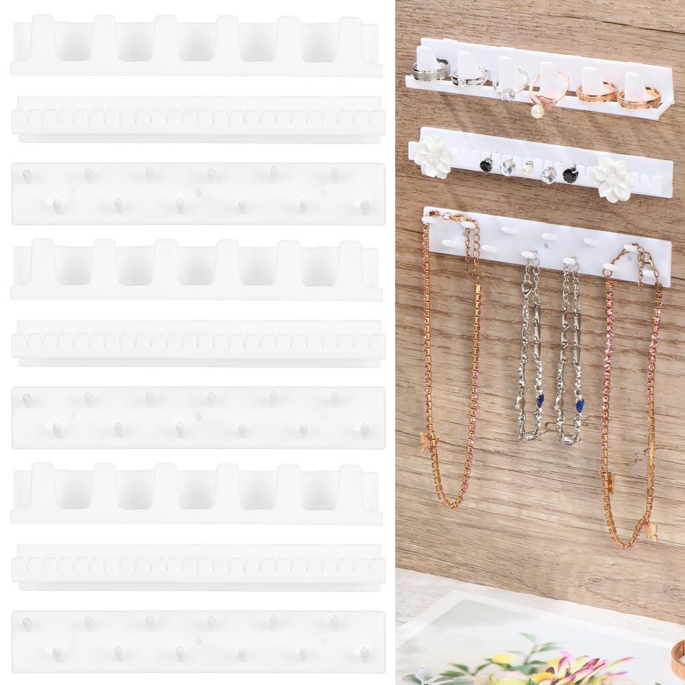BORAG Set 9 Móc Treo Trang Sức Gắn Tường Đứng