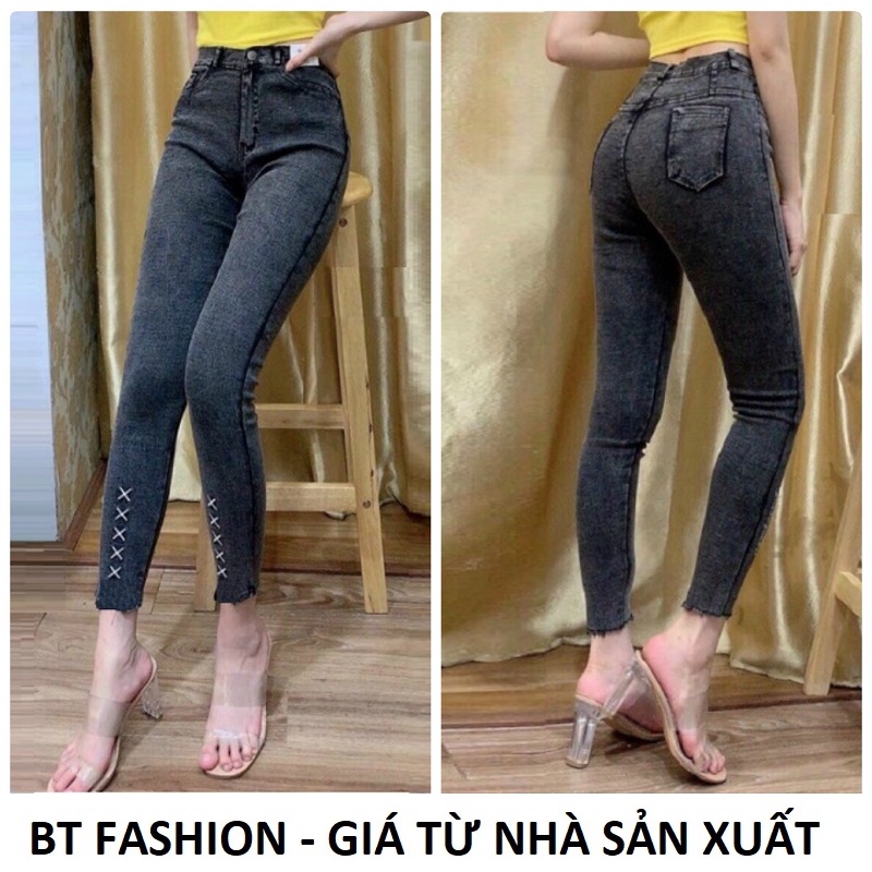 Quần Bò KaKi Thun Giả Jean Muối Tiêu Co Dãn Mạnh BT FASHION (Nhiều Mẫu) Wash | BigBuy360 - bigbuy360.vn