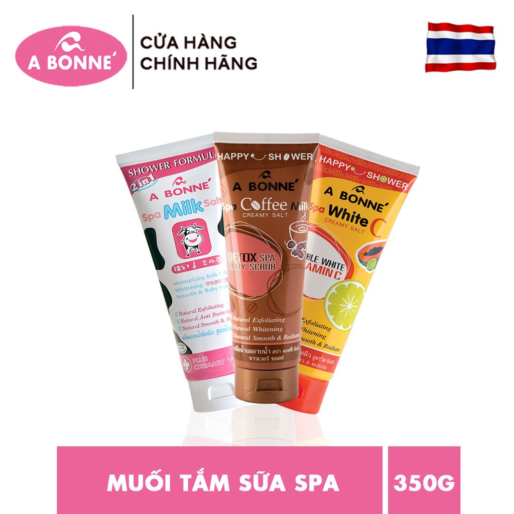 Muối tắm Abonne ✨SPA MILK SALT✨ dạng tuýp 350gr