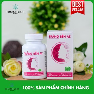Viên uống trắng bền az - sáng da, mờ nếp nhăn, trị nám, tàn nhang