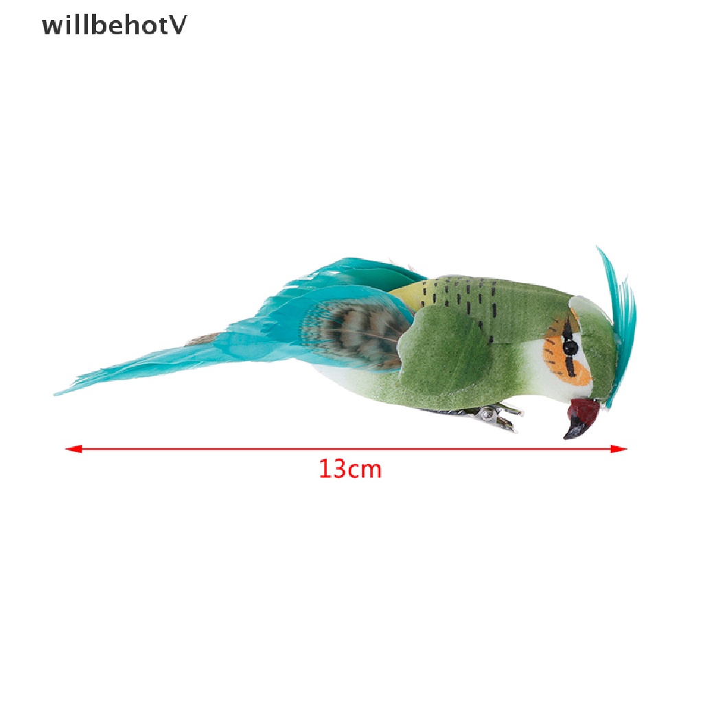 Chim Giả Lông Vũ 13CM Dùng Trang Trí Đám Cưới