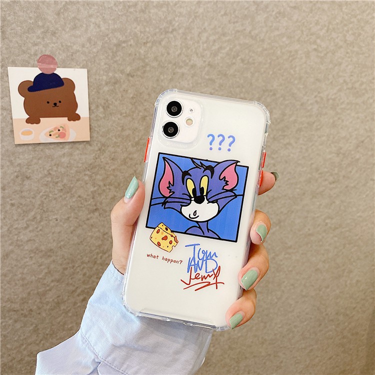 Ốp lưng iphone Tom &amp; Jerry chống sốc 4 góc 6/6s/6plus/6s plus/7/8/7plus/8plus/x/xs/xs max/11/12/13/pro/promax Orio