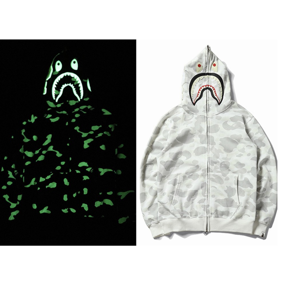 Áo khoác bape shark phản quang