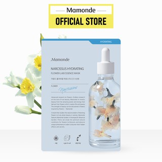 Mặt nạ giấy bổ sung độ ẩm tức thì từ hoa thuỷ tiên Mamonde Narcissus Hydrating Flower Lab Essence Mask 25ml
