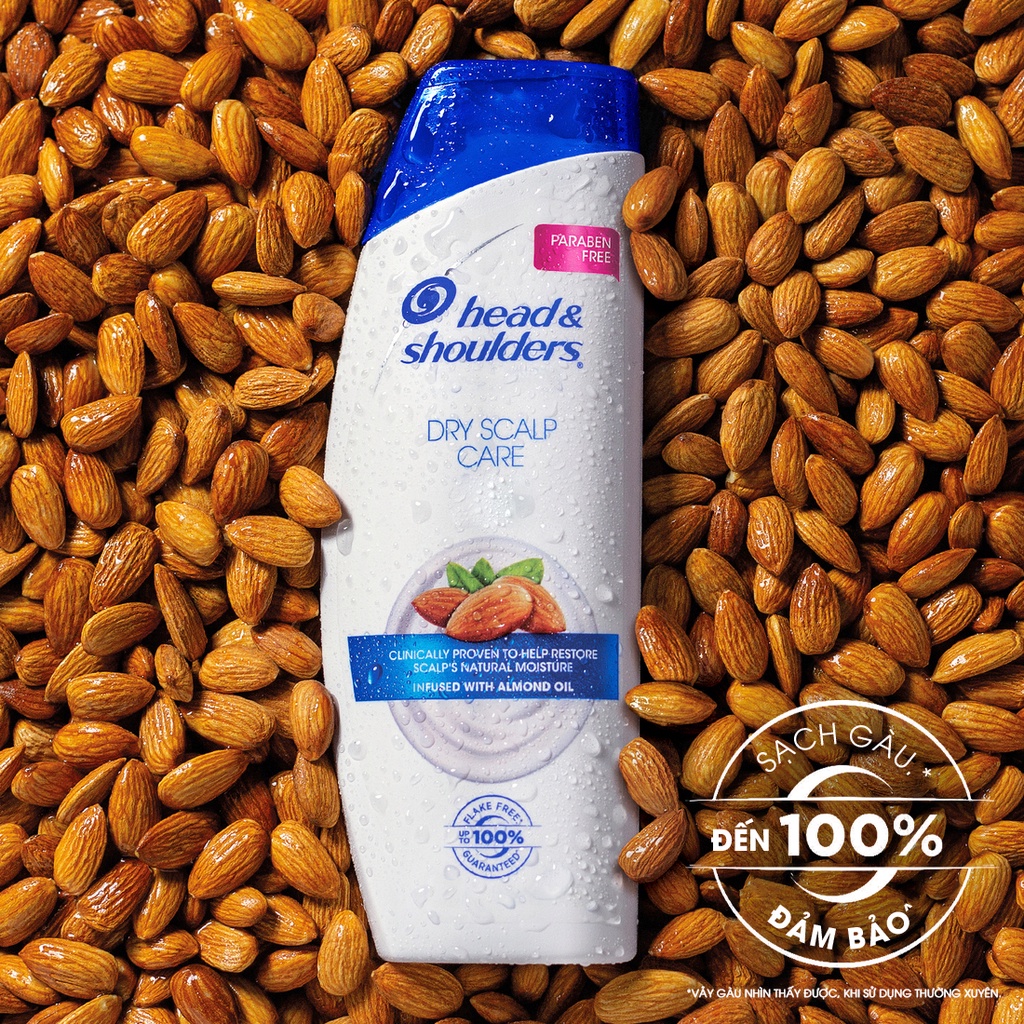 Dầu gội sạch sâu dưỡng ẩm giúp tóc suôn mượt cho Nam&Nữ Head&Shoulders 370ml&400ml chính hãng Mỹ nhiều mùi hương