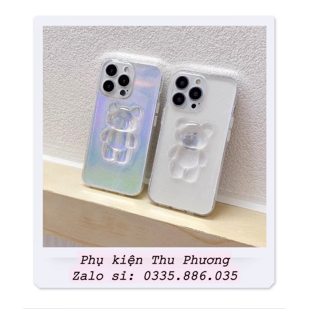 ỐP LƯNG IPHONE GẤU HOLOGRAM VỀ HÀNG