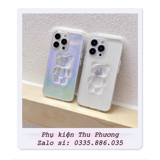 Ốp lưng iphone gấu hologram về hàng