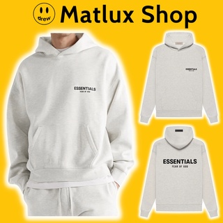 Áo hoodie fear of god essentials ss22 light oatmeal in nhung cao cấp, áo khoác nỉ essentials form rộng