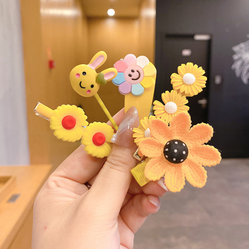 Bộ 14 kẹp tóc kiểu hoạt hình xinh xắn đáng yêu cho bé 2022