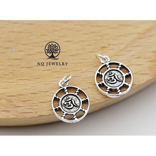 Charm S925 chữ phúc treo tròn
