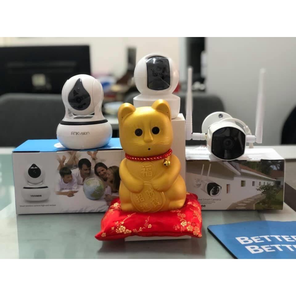 Camera wifi smart ip siêu nét - Lucky cat