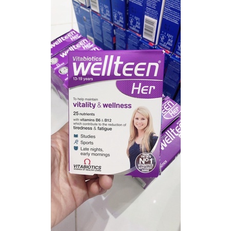 UK-Viên uống Vitamin tổng hợp multivitamin teen boy/girl Well Boy/Girl 30 viên