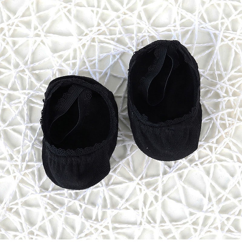 Vớ cotton phối ren chống trượt xinh xắn dành cho bé