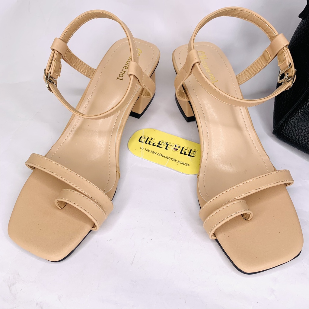 Sandal nữ xỏ ngón, dép quai hậu thanh lịch - Mã H11