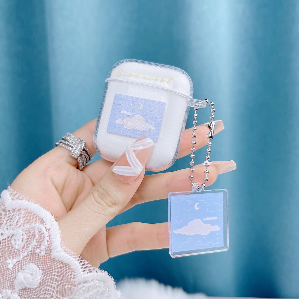 Vỏ Bảo Vệ Hộp Sạc Tai Nghe airPods 1 2 3 pro 2021 inPods i12 Bằng TPU Mềm Chống Sốc