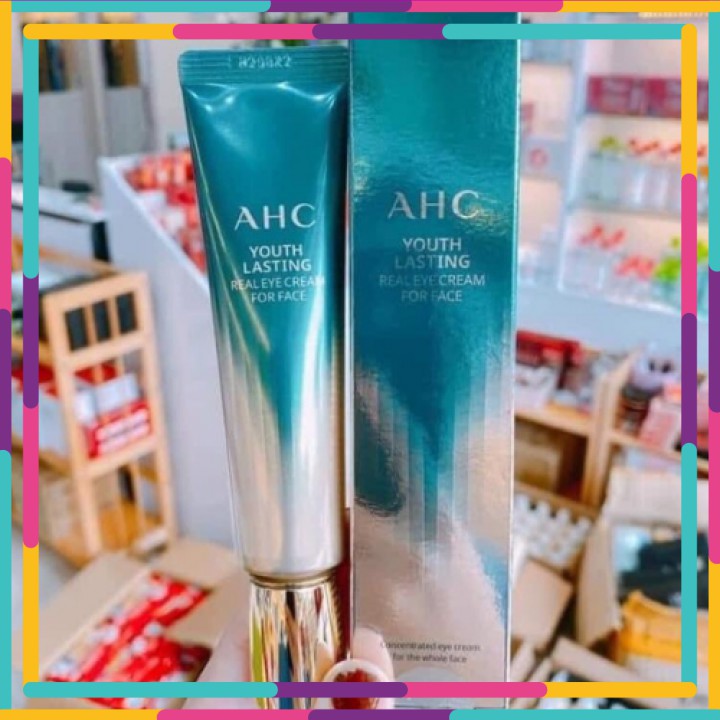 Kem Dưỡng Mắt AHC Time Rewind Real Eye Cream For Face,Ngăn Ngừa Nếp Nhăn,Loại Bỏ Quầng Thâm  Full30ml - Mini12ml [Auth]