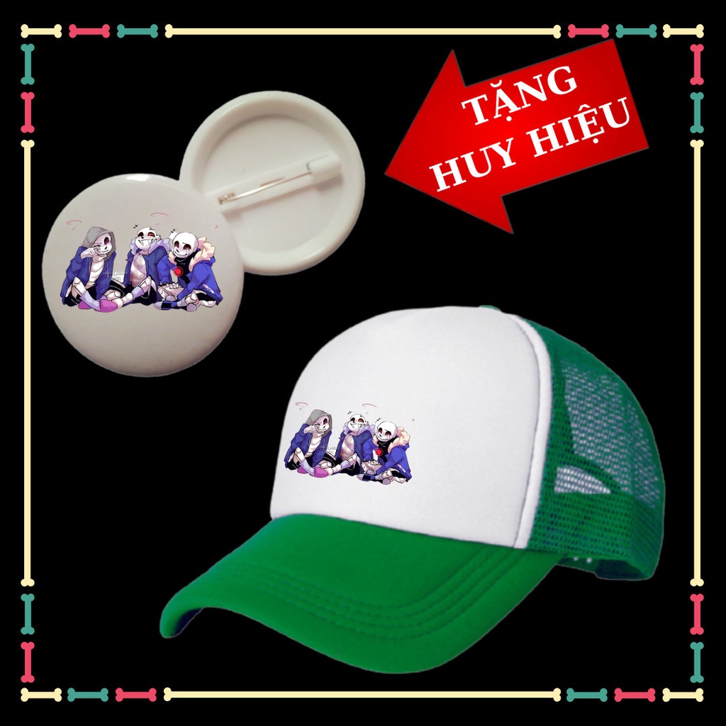 Mũ/nón Sans undertale bé trai, bé gái siêu ngầu