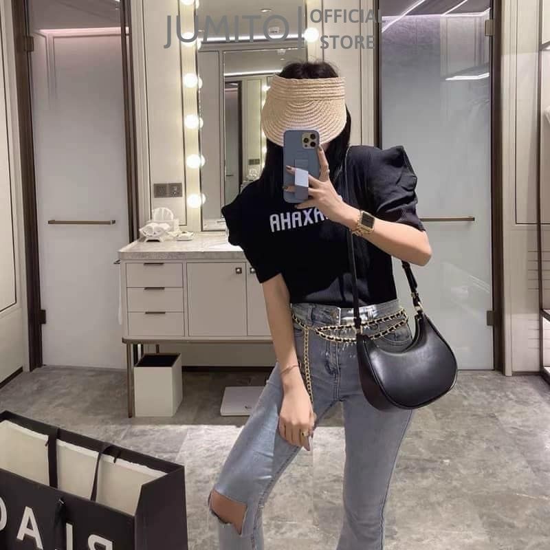 Túi xách nữ kẹp nách cầm tay vitage da trơn siêu xinh JUMITO T1.026.DE