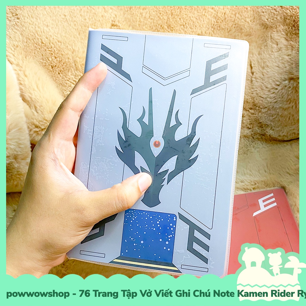 [Sẵn VN - Hỏa Tốc] 76 Trang Tập Vở Sổ Dùng Để Viết Ghi Chú Note Kamen Rider Ryuki Biểu Tượng Symbol