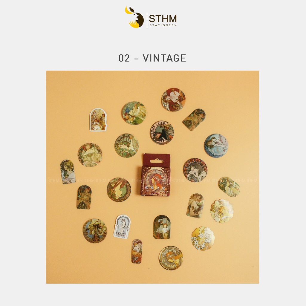 Hộp 45 sticker - STHM Stationery