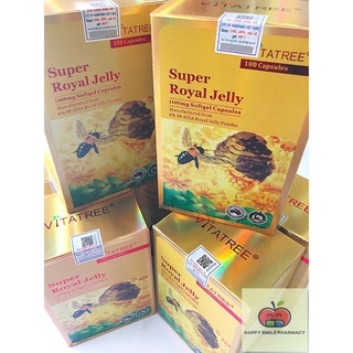 VITATREE SUPER ROYAL JELLY 1600MG – Sữa ong chúa Vitaree 100 viên