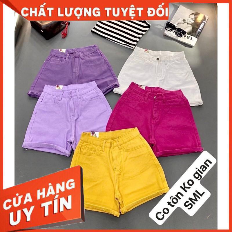 QUẦN SHORT JEANS ỐNG RỘNG TẶNG KÈM DÂY LƯNG XỊN- ảnh thật tự chụp
