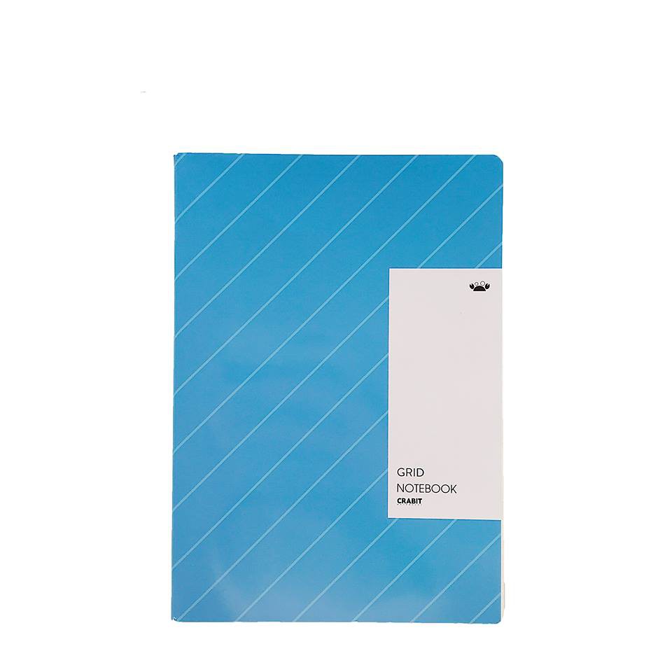 Grid Notebook - Vở kẻ ô vuông - Vở Grid Crabit 120 trang