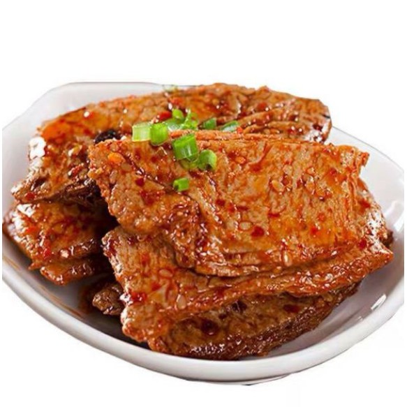 [HÀ NỘI] HỘP 20 GÓI THỊT NƯỚNG BBQ - Thịt Chay Cay Cô Gái cơm tự sôi 26gr 2 miếng