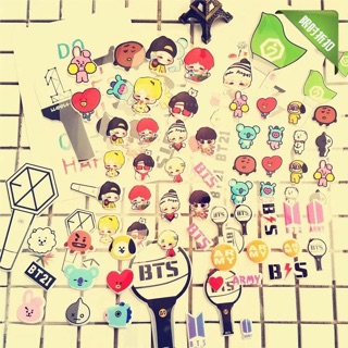 Sticker dán điện thoại laptop Vali vv..vv